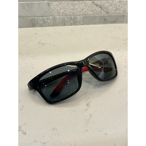 Carrera Unisex Black Red Wrap Sunglasses 8013/S D28M9 58▢17 125 "FRAMES ONLY" - Picture 8 of 8